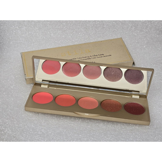 Stila Convertible Color Dual Lip & Cheek Palette Sunset Serenade Cream Blush
