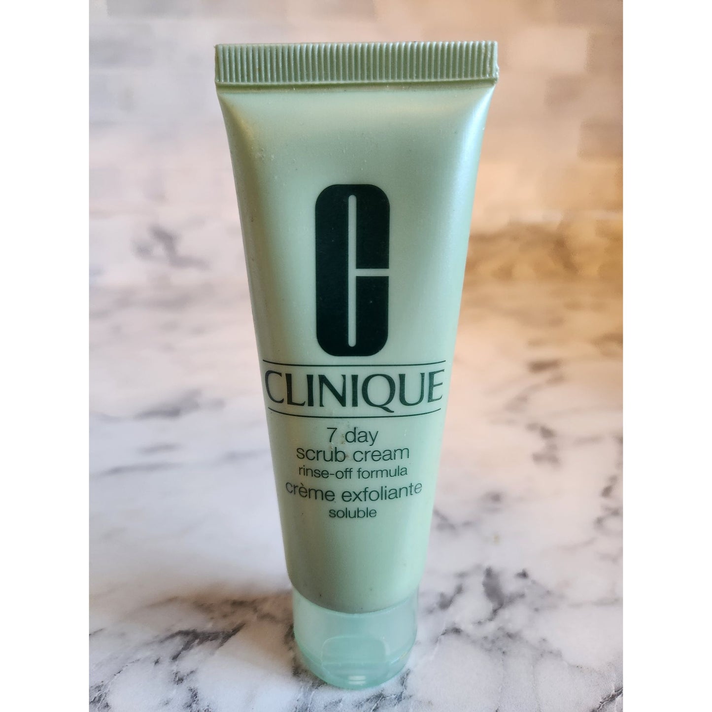 Clinique 7-Day Scrub Cream Rinse-Off Formula 100% Fragrance Free Exfoliant 1.7oz