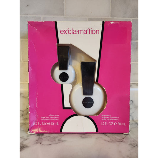 Excla-mation Fragrance Gift Set - 1.7 Fl Oz & 0.5 Fl Oz Cologne Spray Perfume