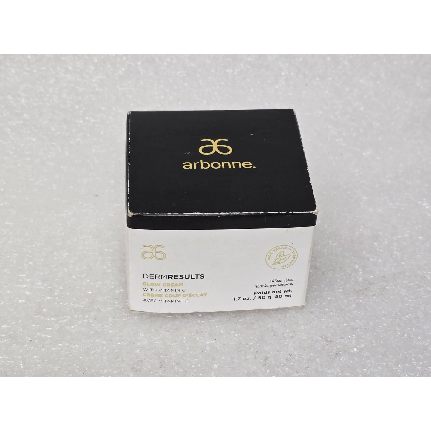 Arbonne DermResults Glow Cream With Vitamin C 1.7 Oz / 50 Ml For All Skin Types