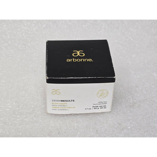 Arbonne DermResults Glow Cream With Vitamin C 1.7 Oz / 50 Ml For All Skin Types