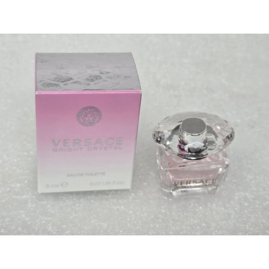 Versace Bright Crystal Eau De Toilette Miniature Perfume .17 oz Women's