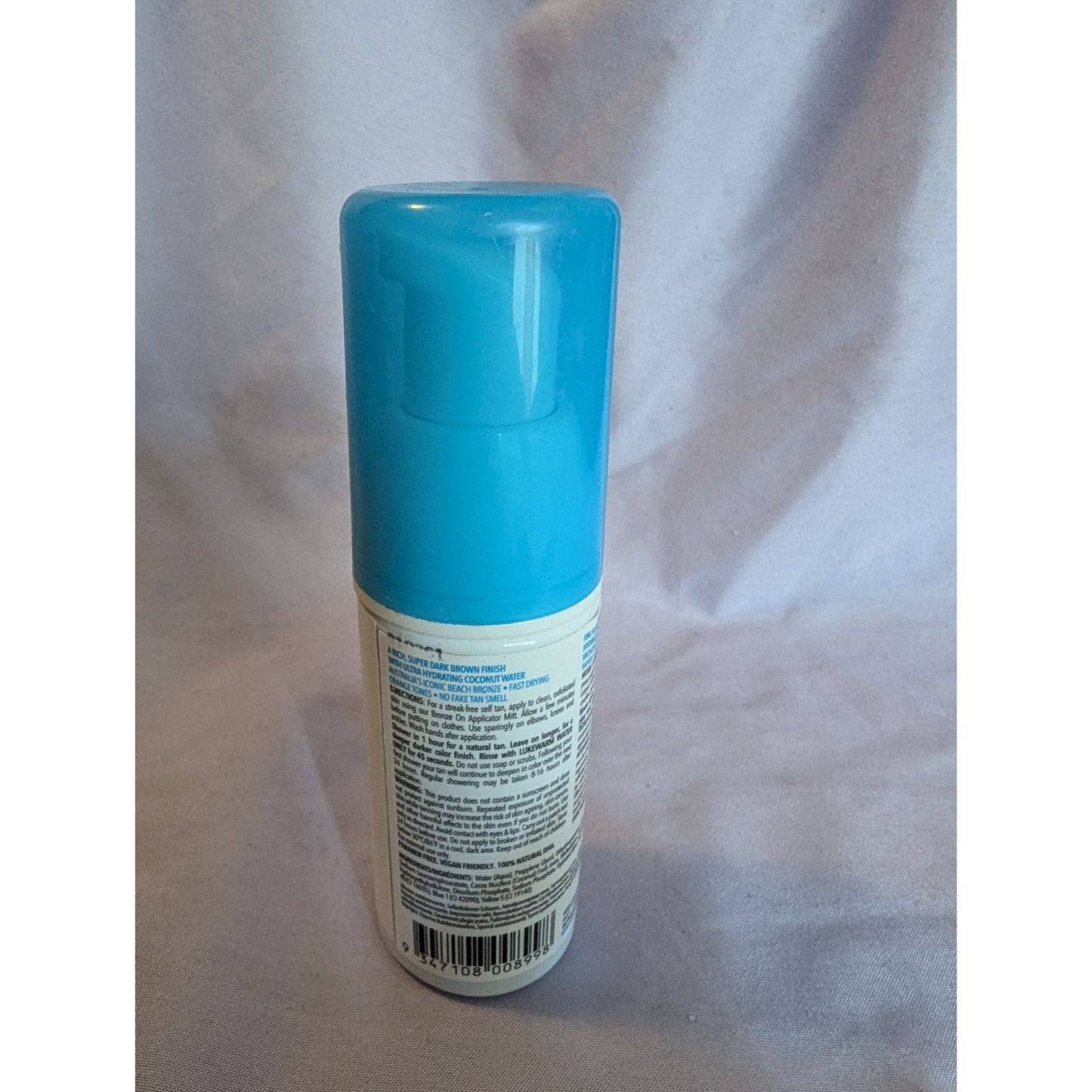 Mine Tan Coconut Self-Tan Foam 1.01 Oz Quick-Dry Formula Natural-Looking Glow