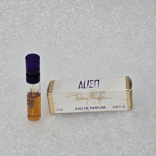 Thierry Mugler Alien Eau De Parfum Perfume Sample Vial 0.05 Oz Womens Fragrance