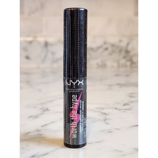 Nyx Worth The Hype Volumizing & Lengthening Mascara .17 oz Black Travel Size