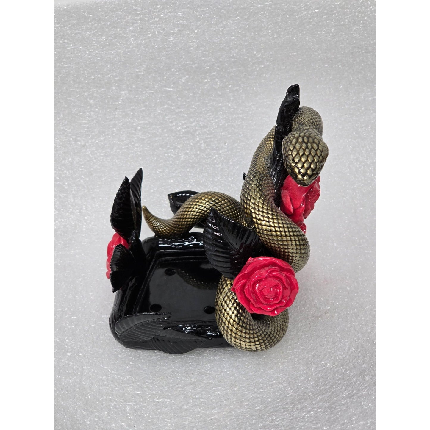 Bath & Body Works Halloween Snake & Roses Foaming Hand Soap Holder Gothic