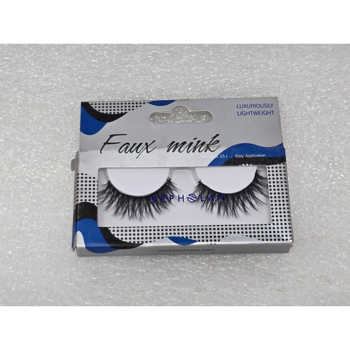 Bepholan Faux Mink Luxurious Lightweight False Eyelashes