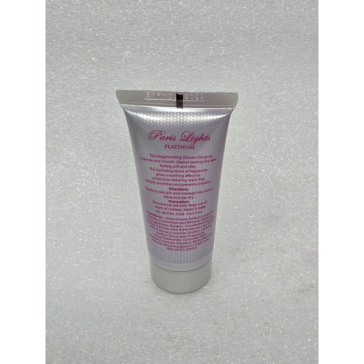 Paris Lights Platinum Refreshing Shower Gel 50Ml Travel Size