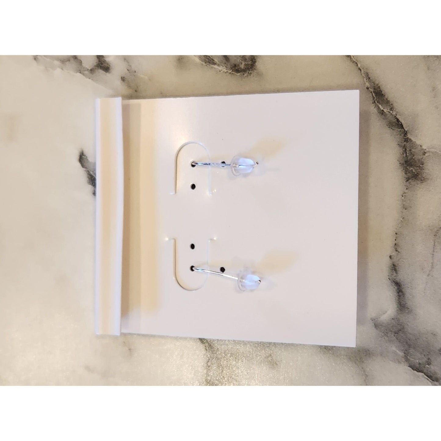 Sterling Silver Blue Crystal Drop Earrings