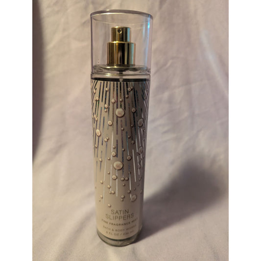 Satin Slippers Fine Fragrance Mist Bath & Body Works Airy Musk & Dreamy Jasmine