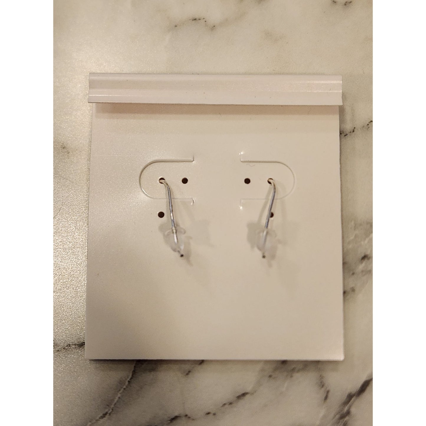 Sterling Silver Oval Layered Dangle Earrings Textured Design Lightweight Elegant