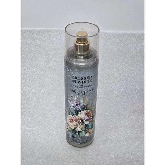 Bath & Body Works Dressed In White Fine Fragrance Mist Pear Blossom & Gardenia
