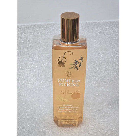 Bath & Body Works Pumpkin Picking Fine Fragrance Mist Cinnamon-Spiced Cider 8 oz