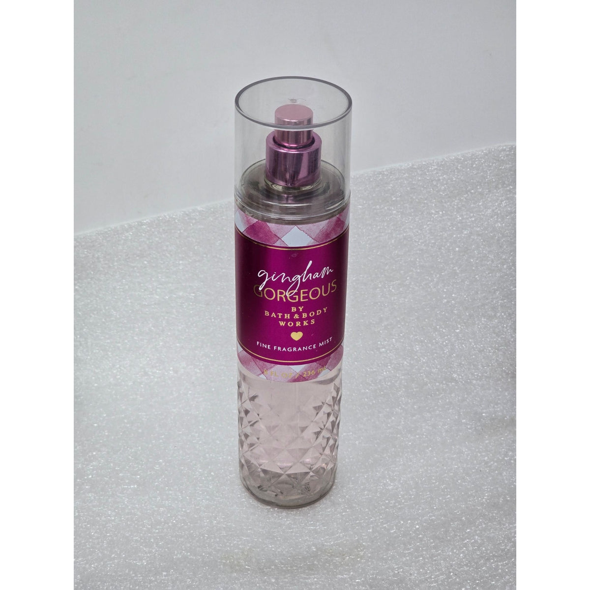 Bath & Body Works Gingham Gorgeous Fine Fragrance Mist Pink Strawberries Peach