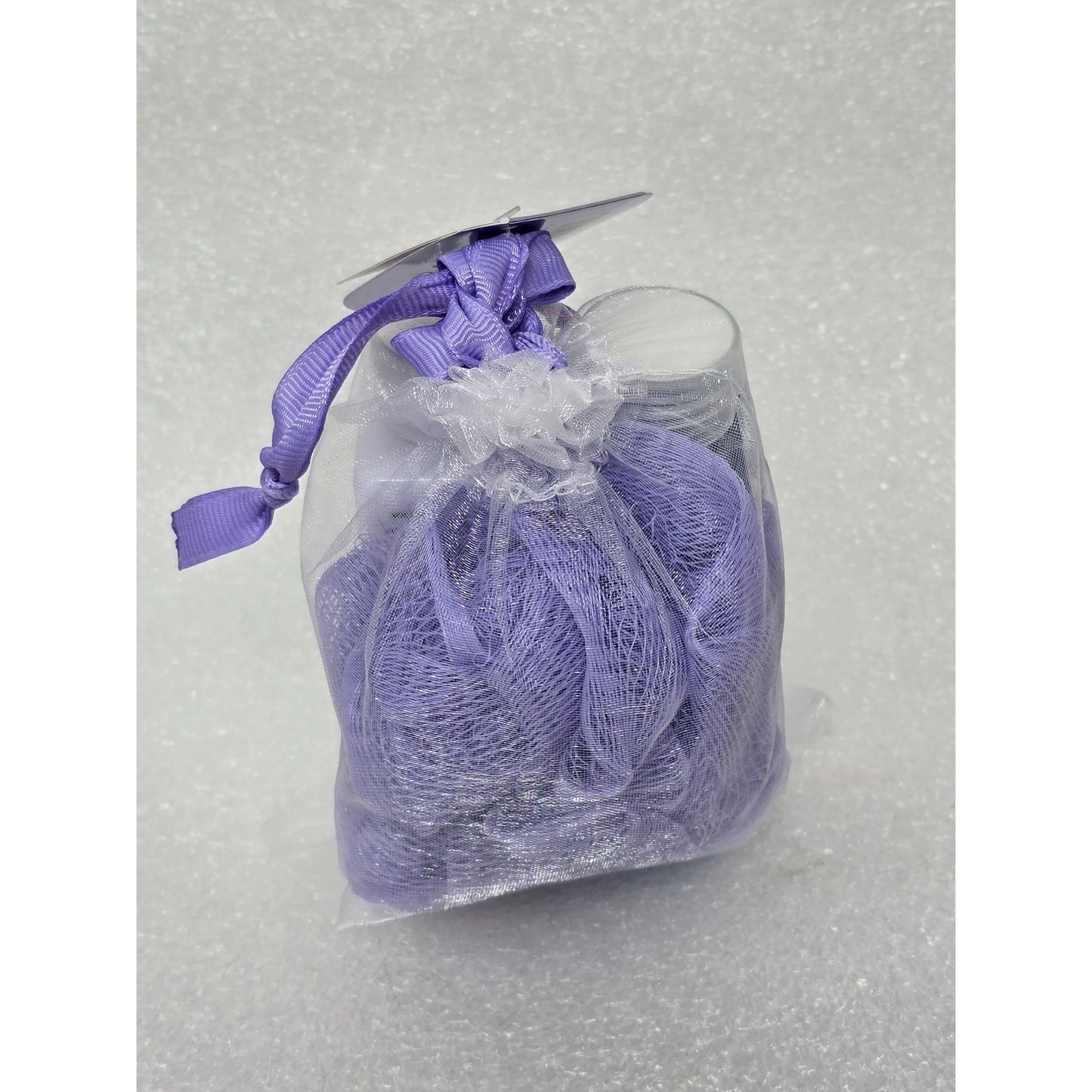 My Beauty Spot Honey Lavender 3-Piece Bath Set Body Wash Gel Lotion Shower Pouf