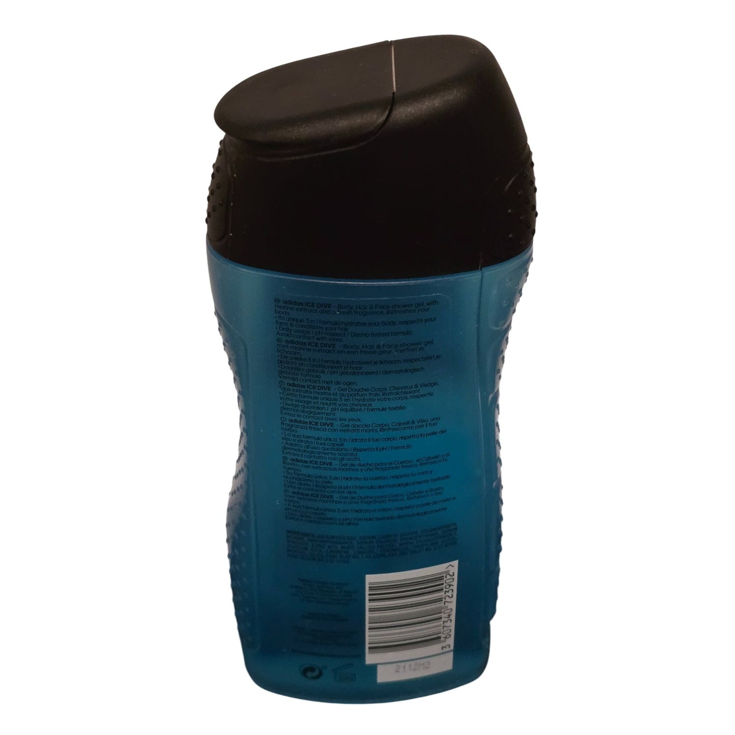 Adidas Shower Gel Ice Dive Refreshing 3-In-1 Body Hair Face Marine Extract 250ml