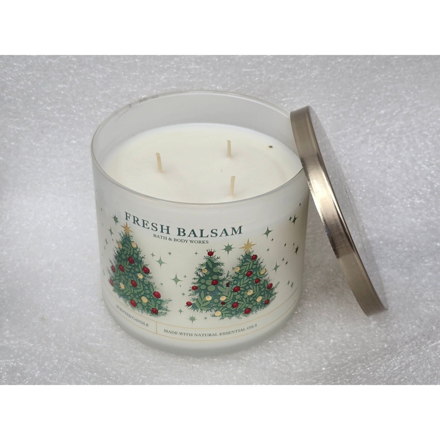 Bath & Body Works Fresh Balsam 3-Wick Scented Candle With Natural Essential Oils