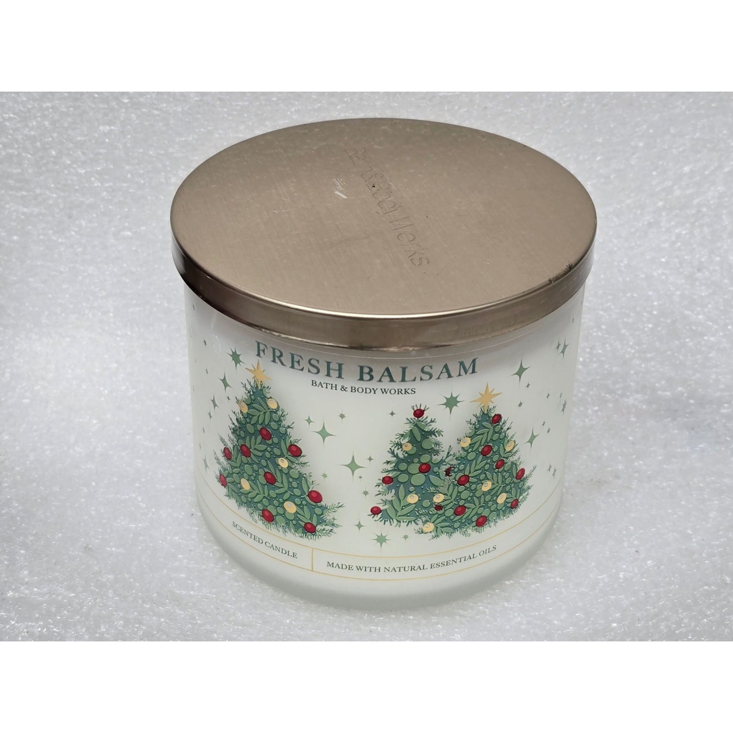 Bath & Body Works Fresh Balsam 3-Wick Scented Candle With Natural Essential Oils