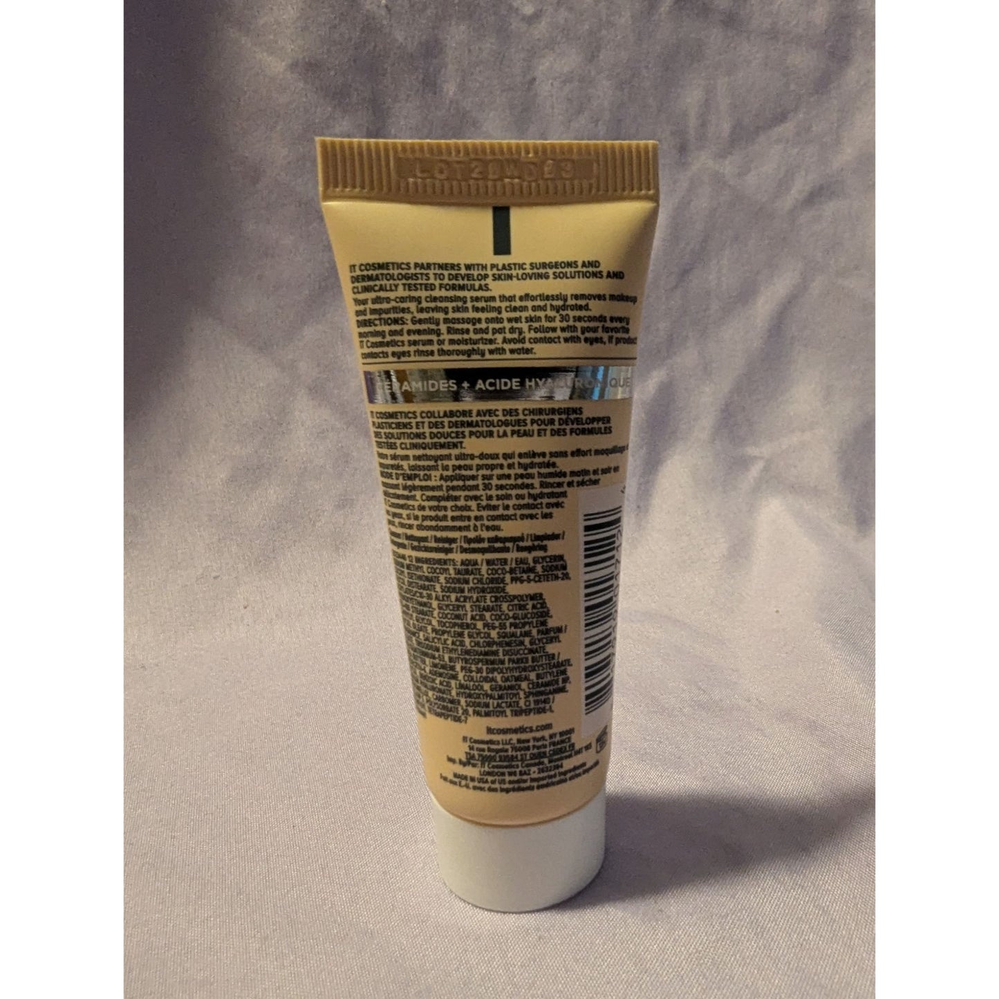 It Cosmetics Confidence In A Cleanser 20ml Hydrating Cleansing Serum Travel Size