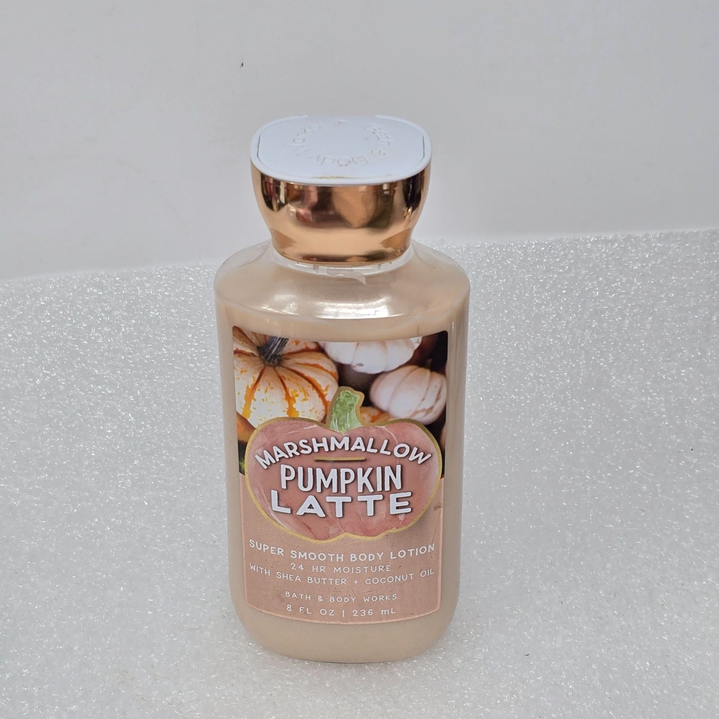 Bath & Body Works Marshmallow Pumpkin Latte Super Smooth Body Lotion 8 Fl Oz