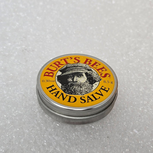 Burts Bees Hand Salve 0.30 Oz Tin For Dry Skin & Moisturization Travel Size