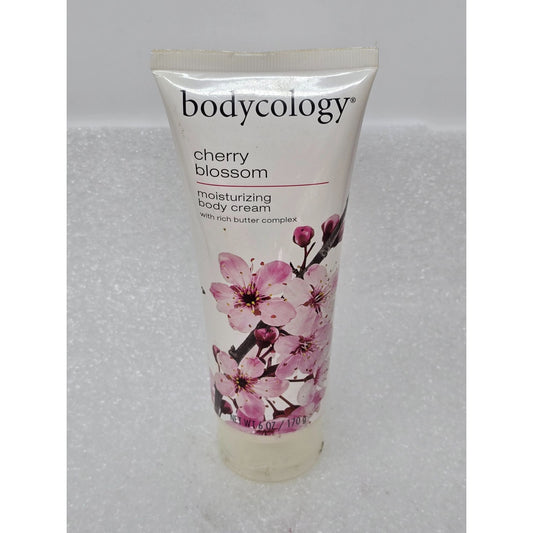 Bodycology Cherry Blossom Moisturizing Body Cream 6 Oz With Rich Butter Complex