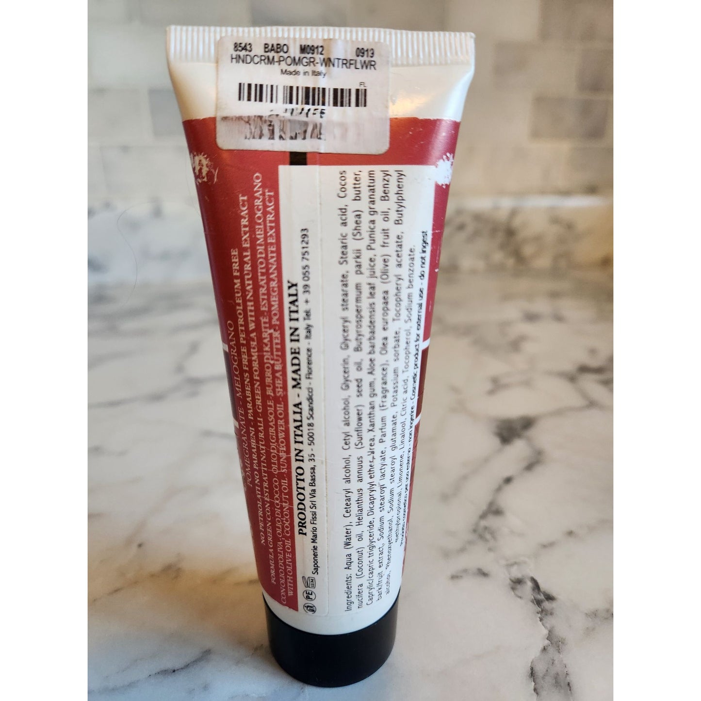 Brevetto Della Real Casa Luxury Pomegranate Hand Cream Hydrating & Nourishing