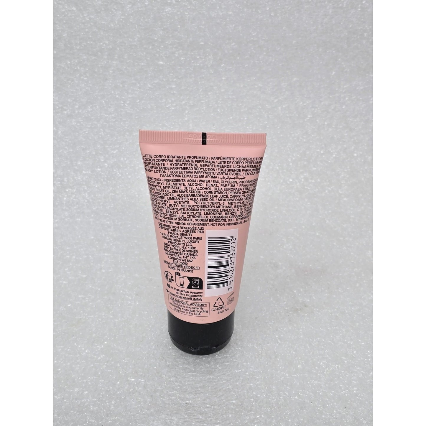Prada Milano Paradoxe Perfumed Body Lotion 1.6 Fl. Oz 50ml Tube Travel Size