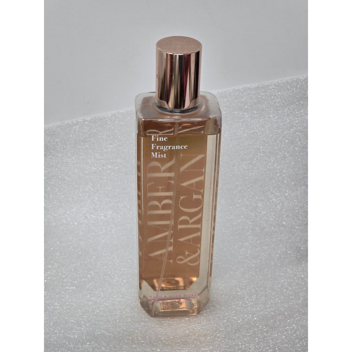 Bath & Body Works Amber & Argan Fine Fragrance Mist 8 Fl Oz Rare Discontinued