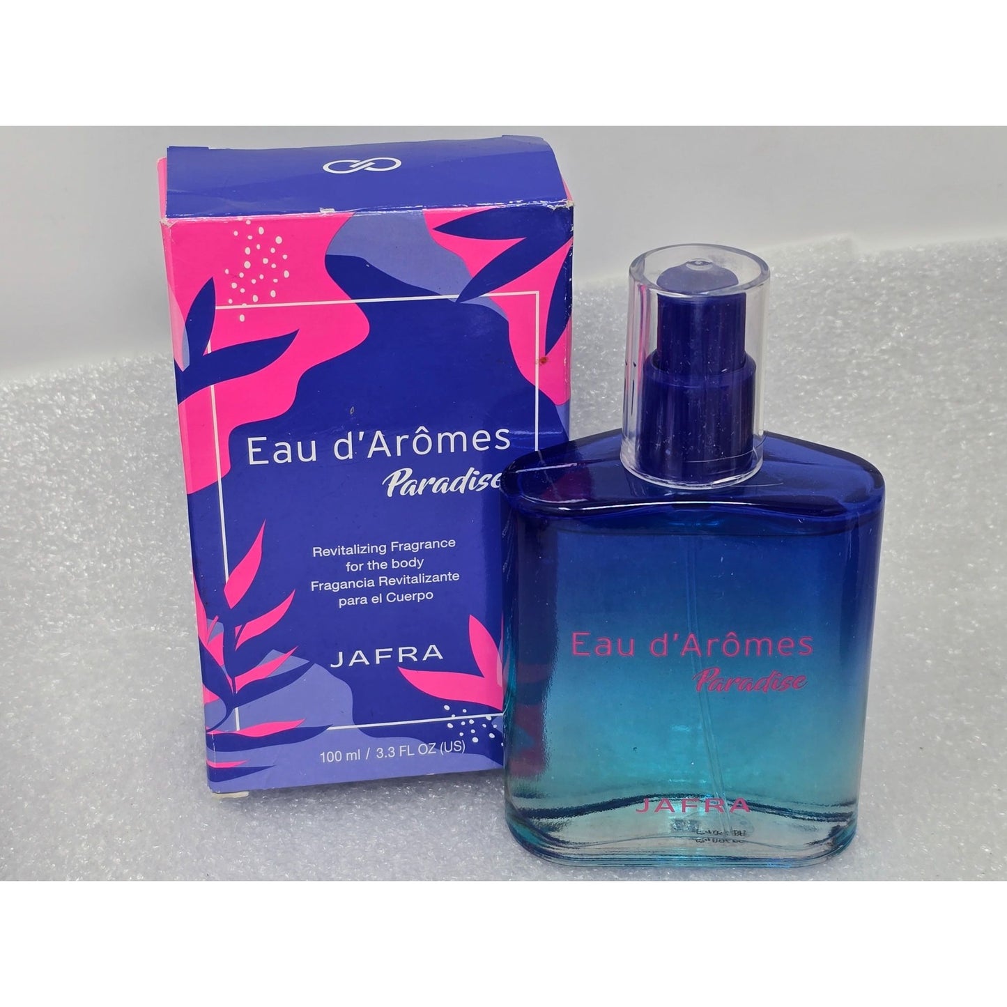 Jafra Eau D'Arômes Paradise Body Fragrance Perfume 3.3 OZ Revitalizing Spray