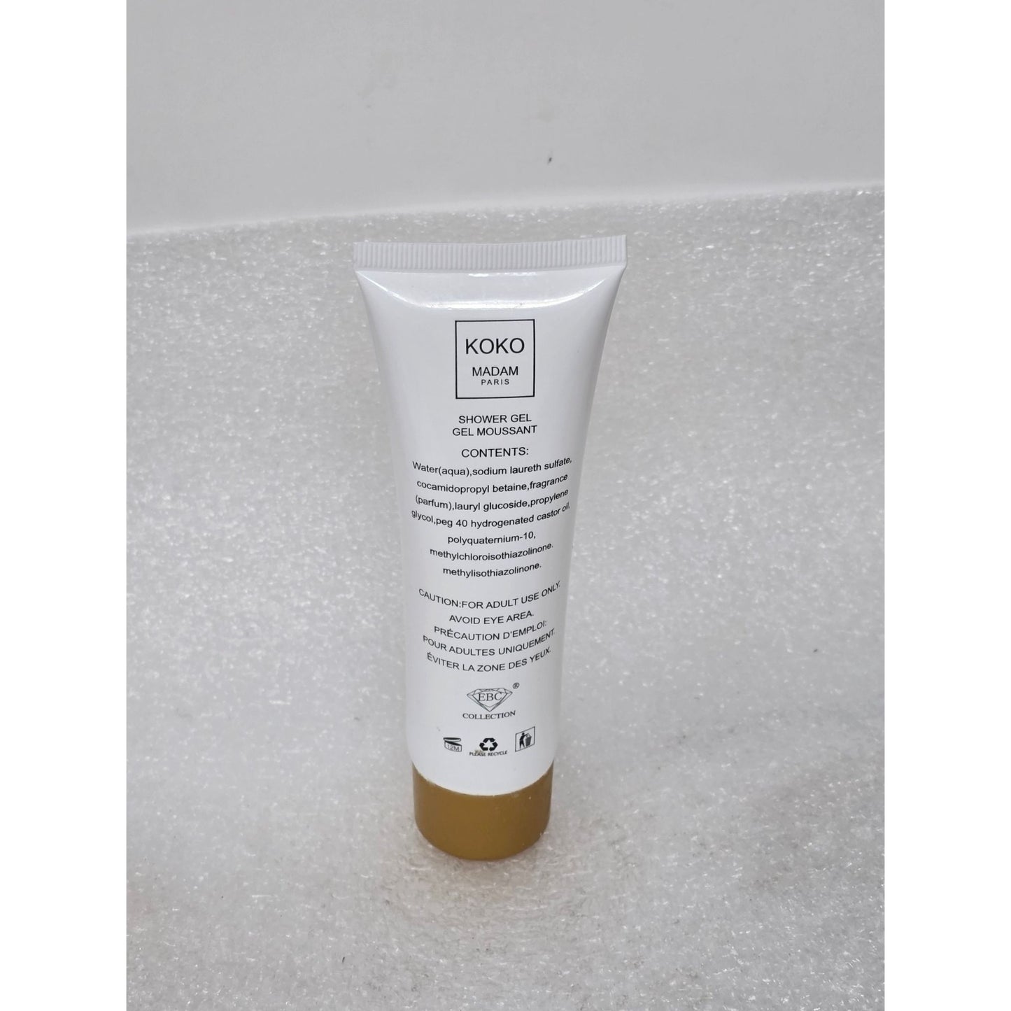 Koko Madam Paris Shower Gel 3 oz Gentle & Luxurious Cleansing Formula