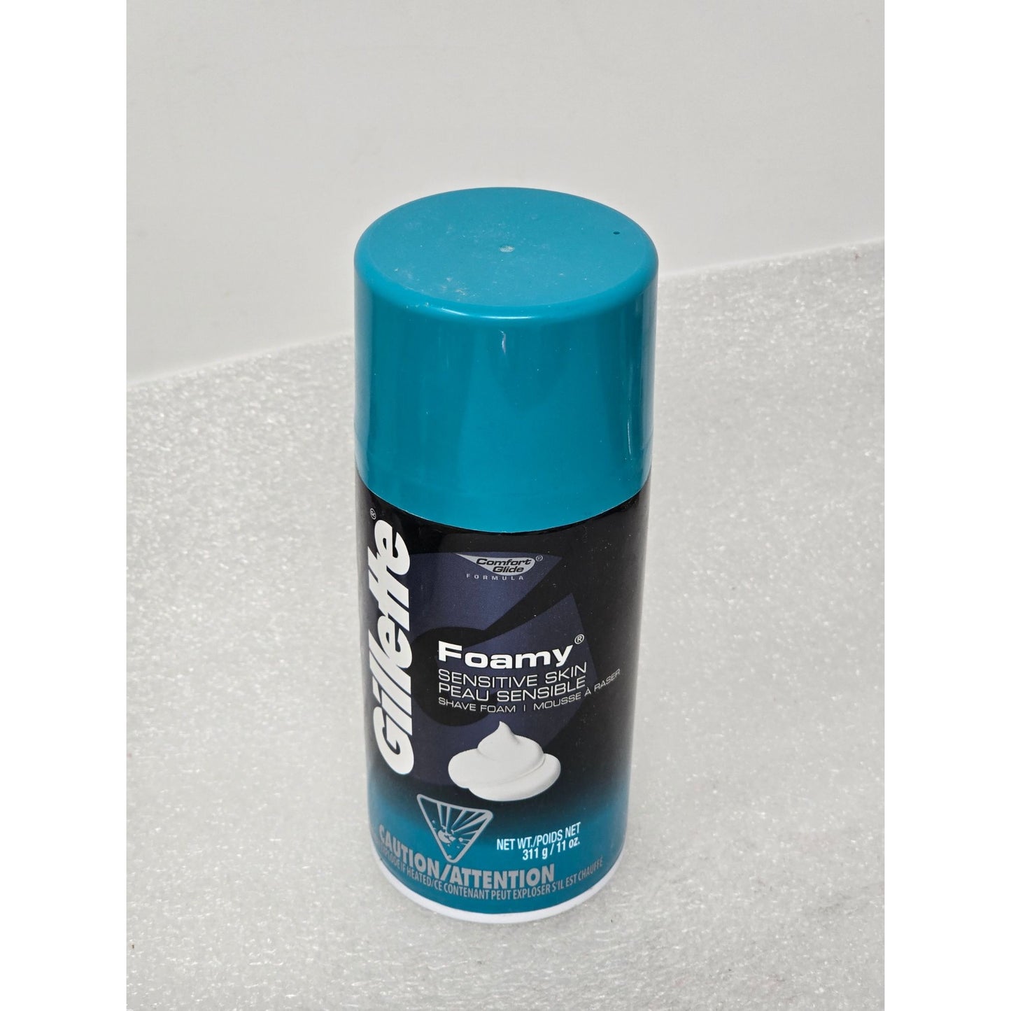 Gillette Foamy Shave Foam Sensitive Skin Comfort Glide Formula 11 Oz