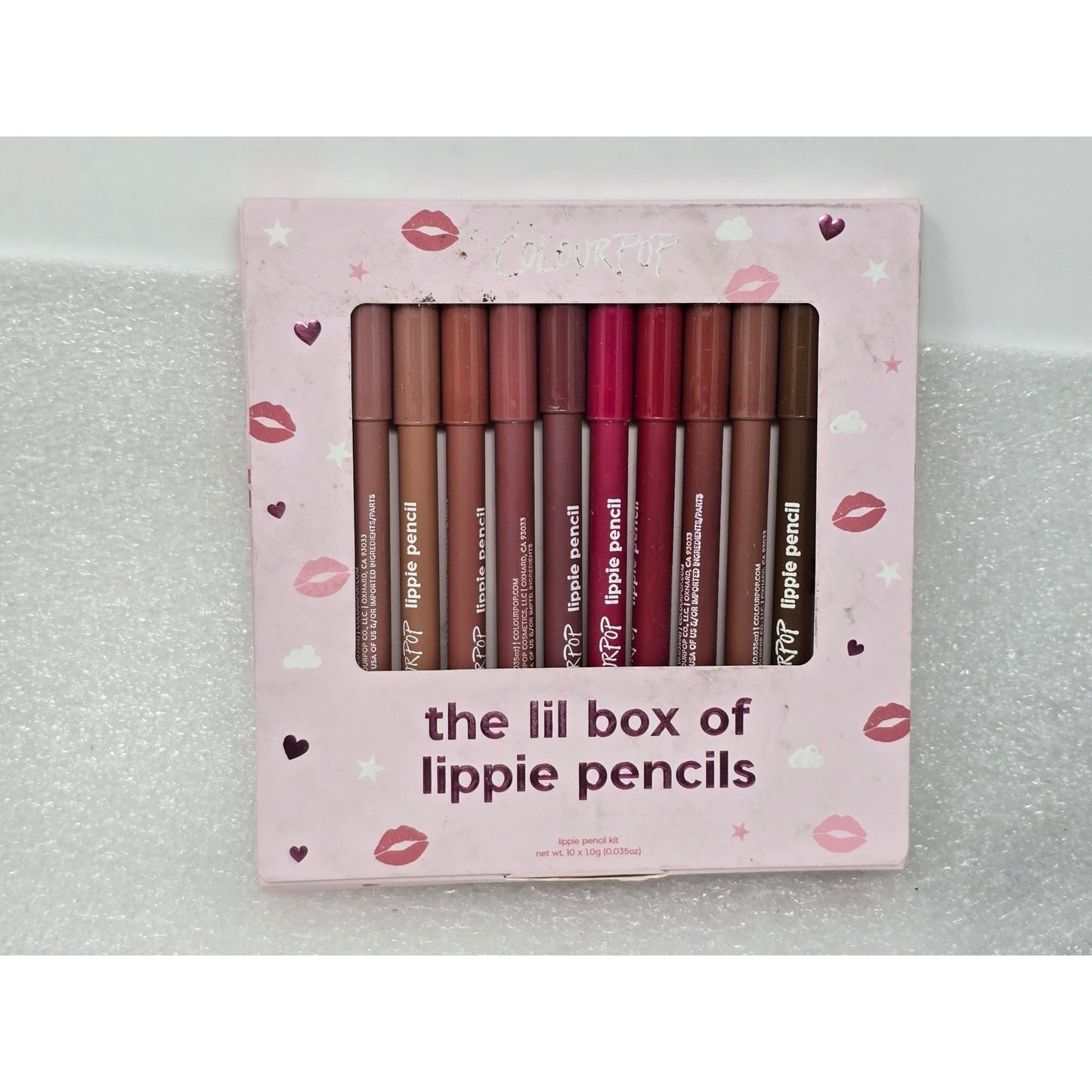 The Lil Box Of Lippie Pencils By ColourPop 10-Piece Set