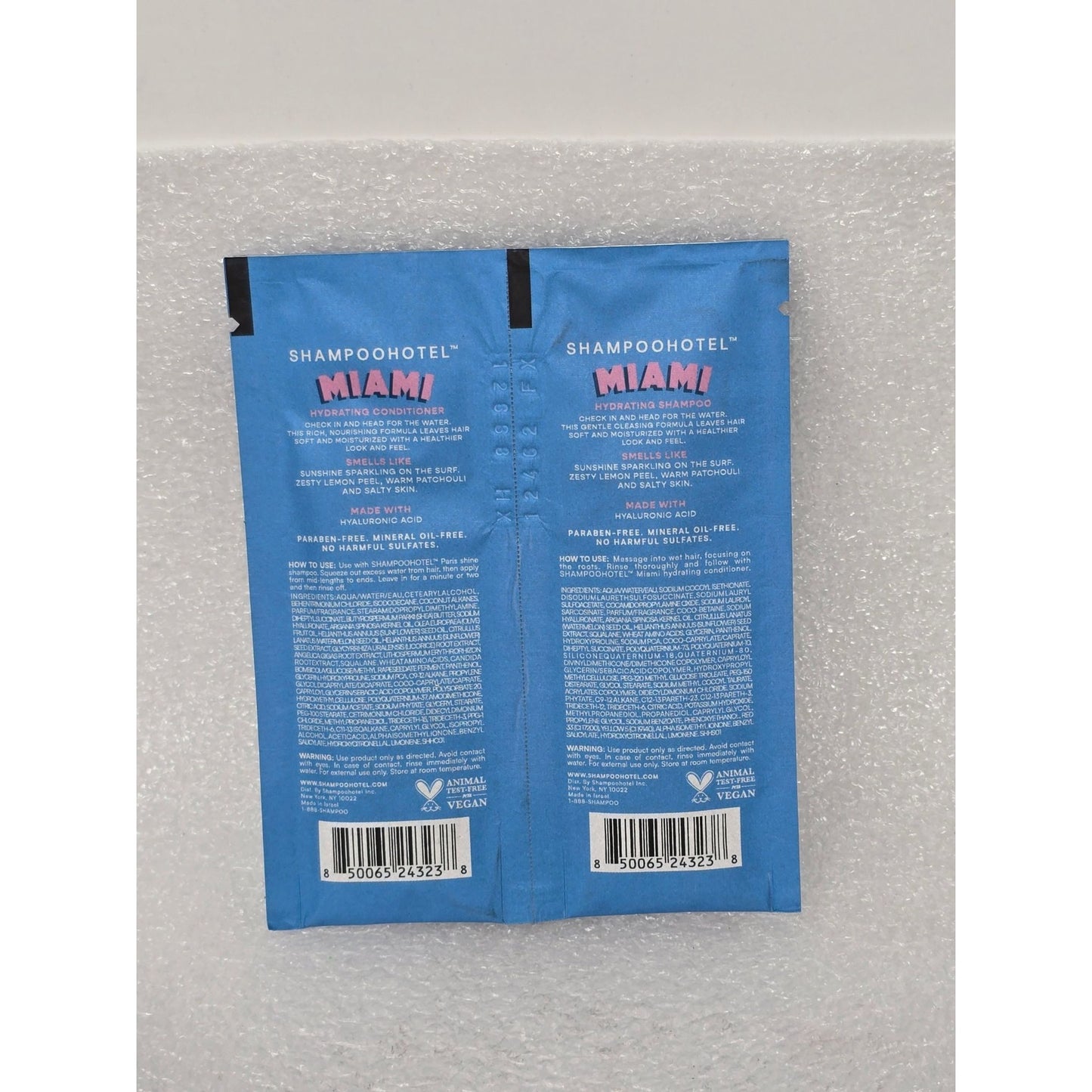 Shampoo Hotel Miami Hydrating Shampoo & Conditioner Sample Set 0.34 Oz Each