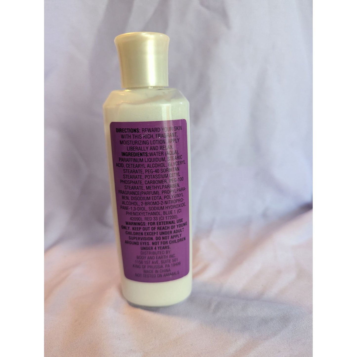 Body & Earth Hawaiian Orchid Body Lotion 3.2 Fl Oz