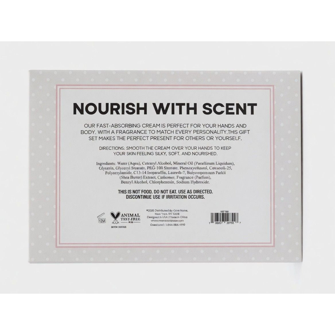 Secret Maison de Base Hand Cream Gift Set 4 x 2.5 oz Poppy Orchid Lemon Basil