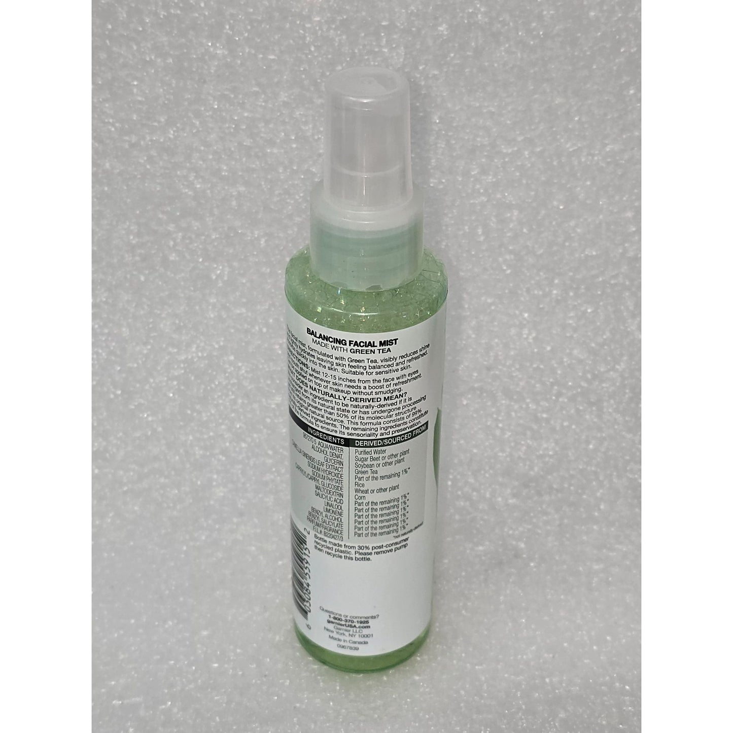 Garnier SkinActive Balancing Facial Mist With Green Tea 4.4 Fl Oz Vegan Formula