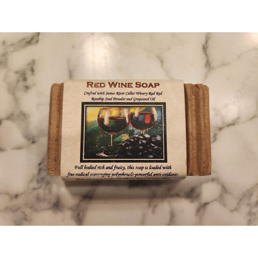 Red Wine Soap By Moonstruck Soap Handcrafted With Natural Ingredients