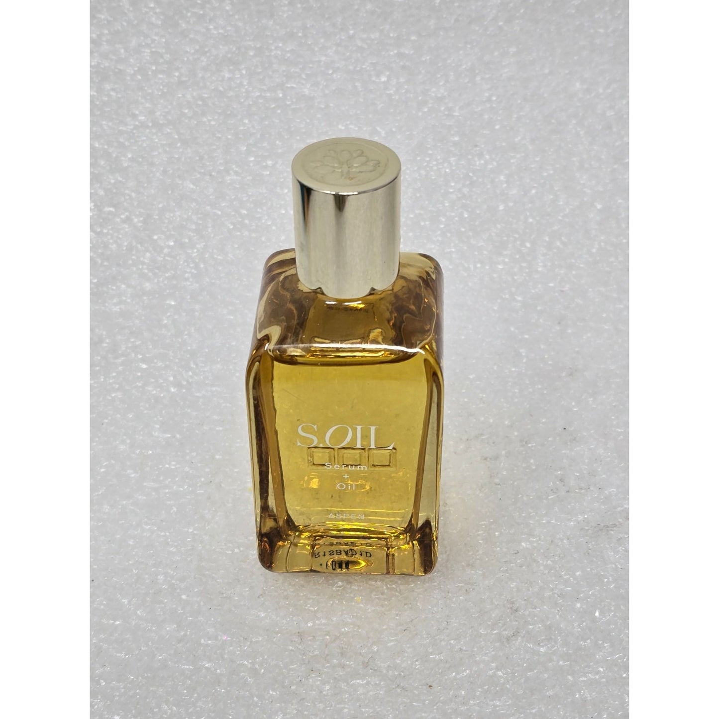 SOIL Aspen Serum + Oil Glass Bottle With Gold Cap