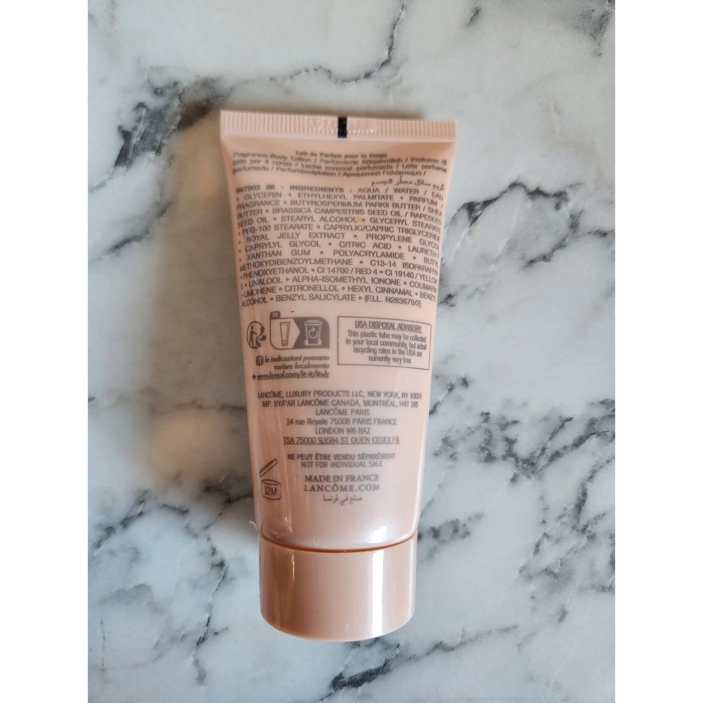 Lancome La Vie Est Belle 50 Ml Fragrance Body Lotion 1.6 oz