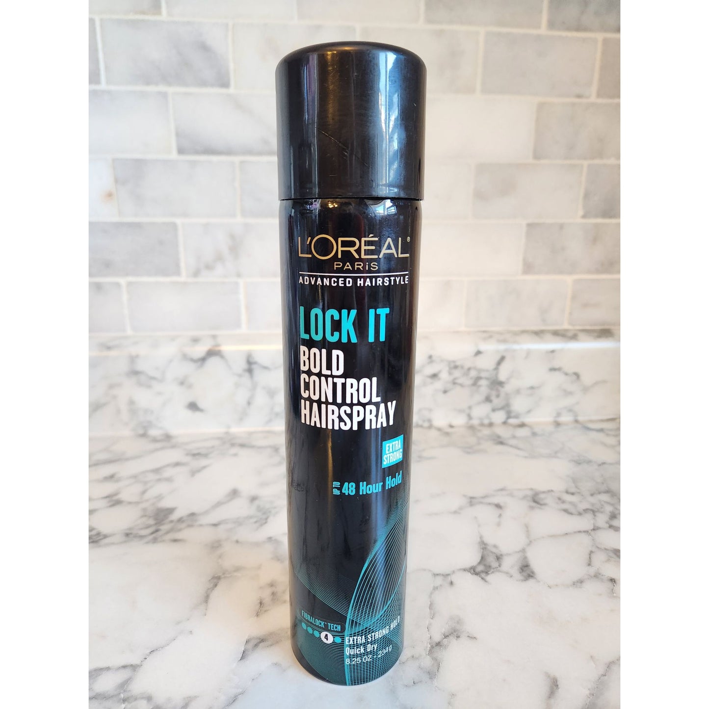 L'Oreal Paris Lock It Bold Control Hairspray Extra Strong Hold 48 Hours 8.25 Oz