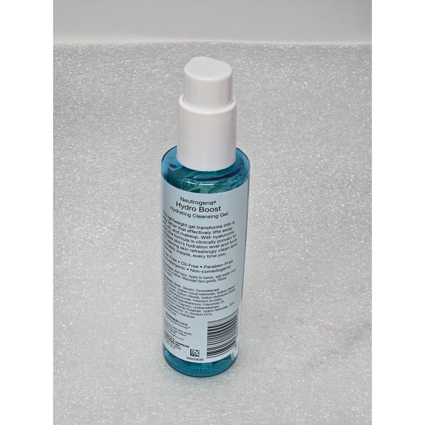 Neutrogena Hydro Boost Hydrating Cleansing Gel 6 Oz With Hyaluronic Acid