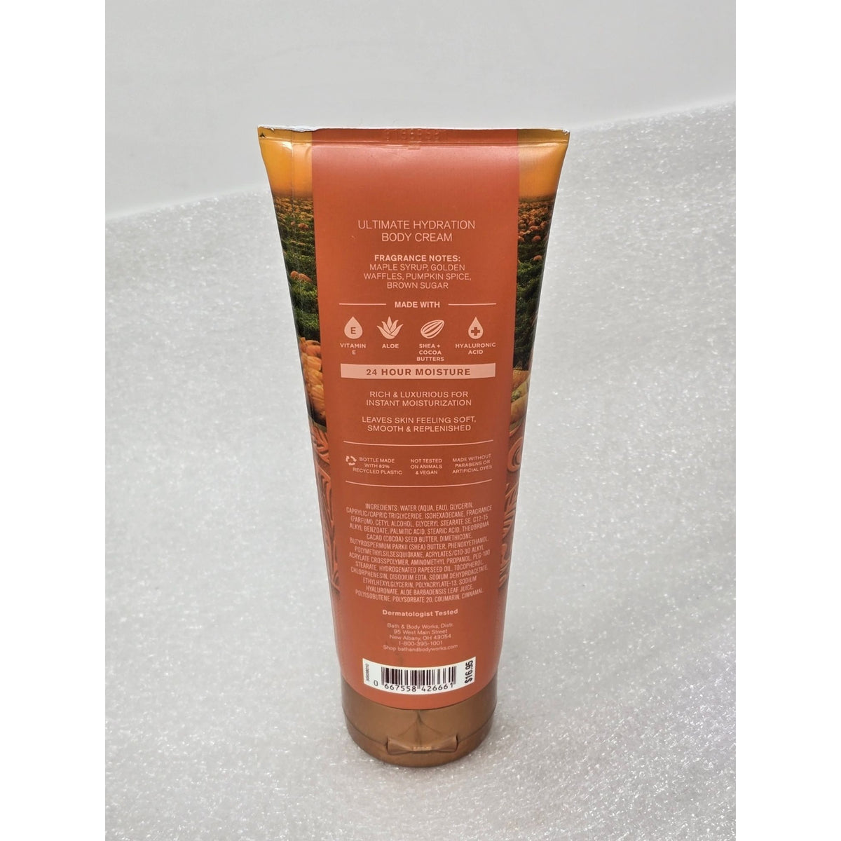 Bath & Body Works Pumpkin Pecan Waffles Body Cream Ultimate Hydration Shea 8 oz