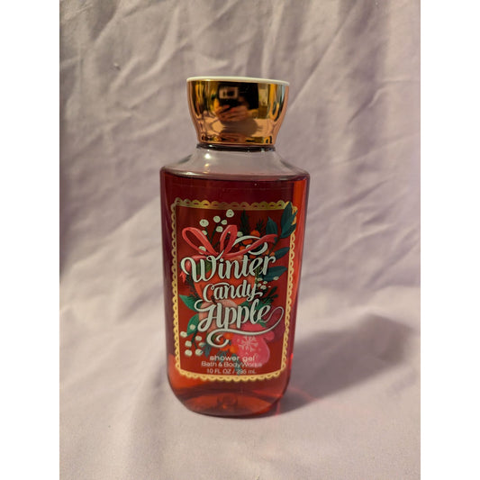 Bath & Body Works Winter Candy Apple Shower Gel 10 Oz Signature Collection
