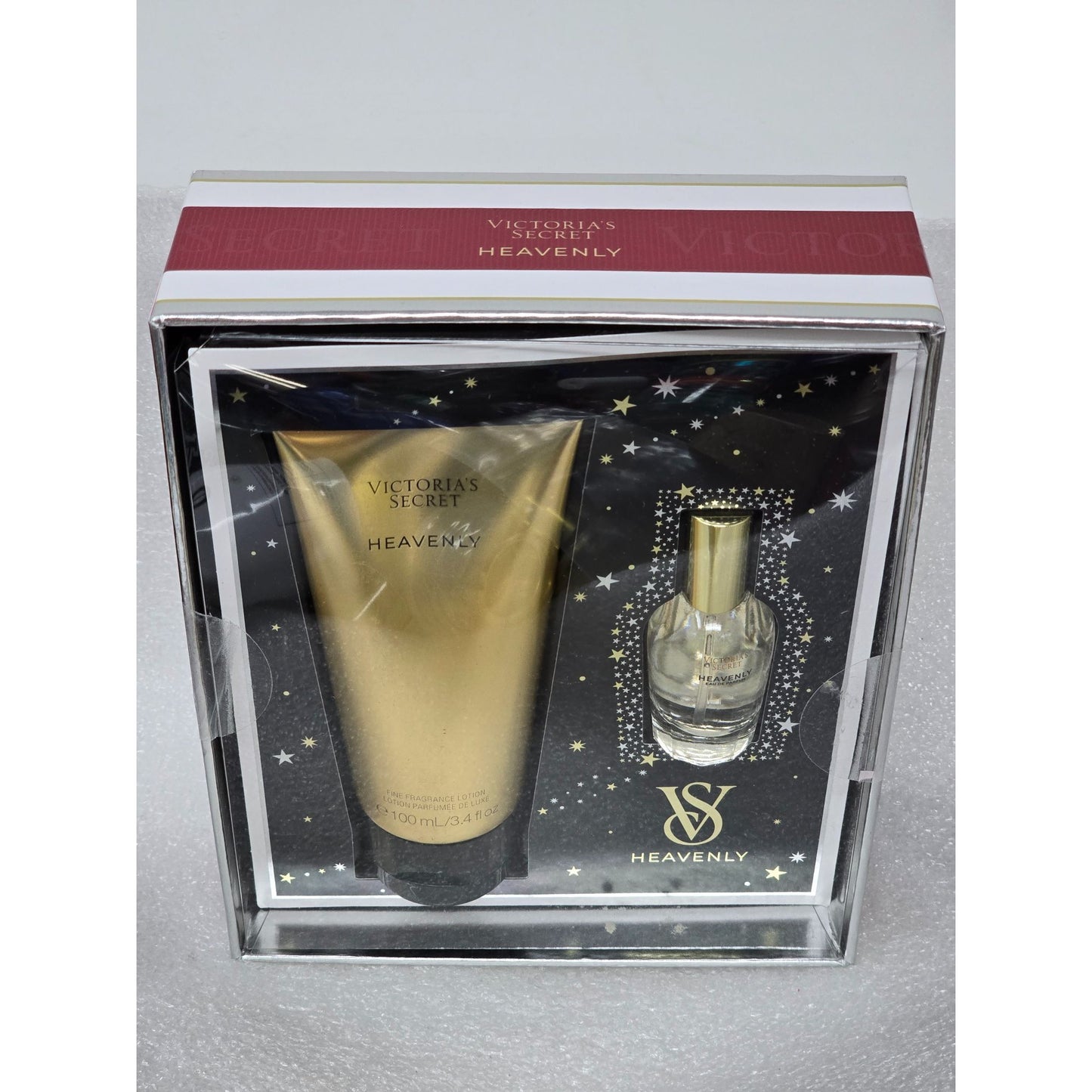 Victoria's Secret Heavenly Gift Set Fine Fragrance Lotion Eau De Parfum Perfume