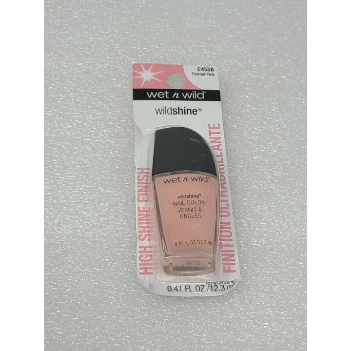 Wet N Wild Shine Nail Polish Color, # 455B Tickled Pink