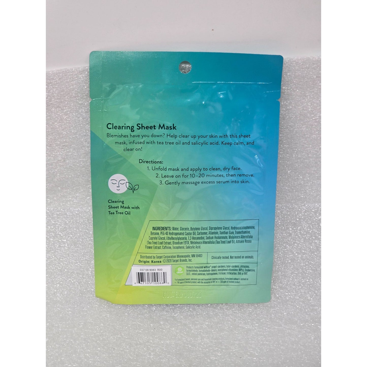 Let It All Go Clearing Sheet Mask With Tea Tree Oil