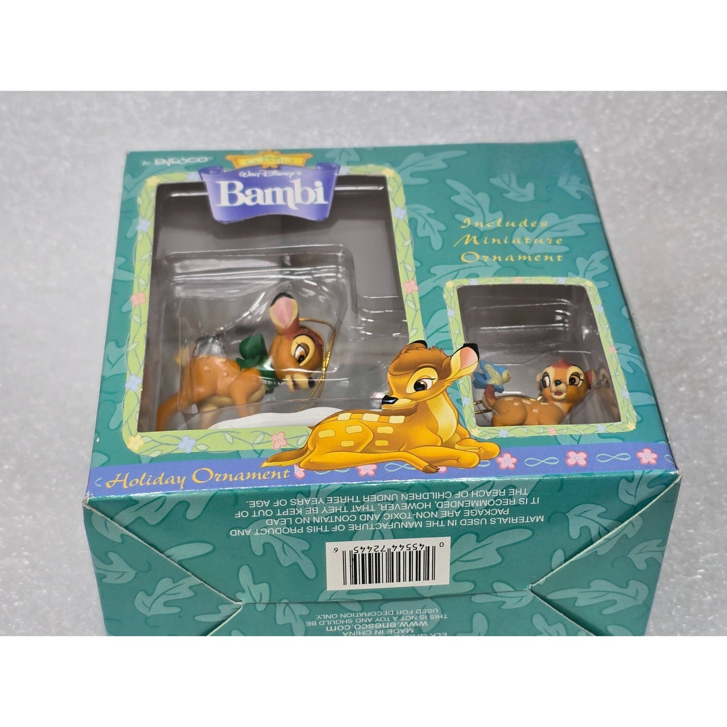 Enesco Disney Bambi Holiday Ornament Set