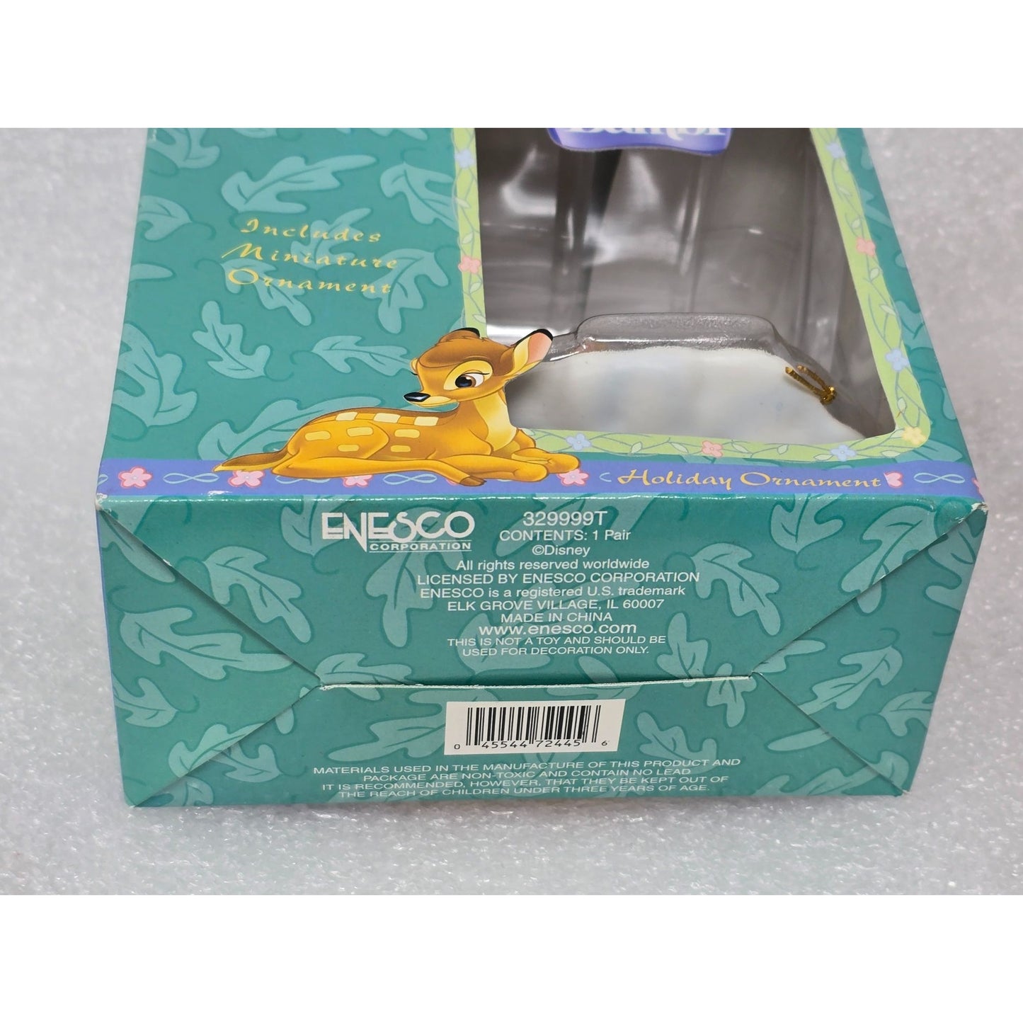 Enesco Disney Bambi Holiday Ornament Set