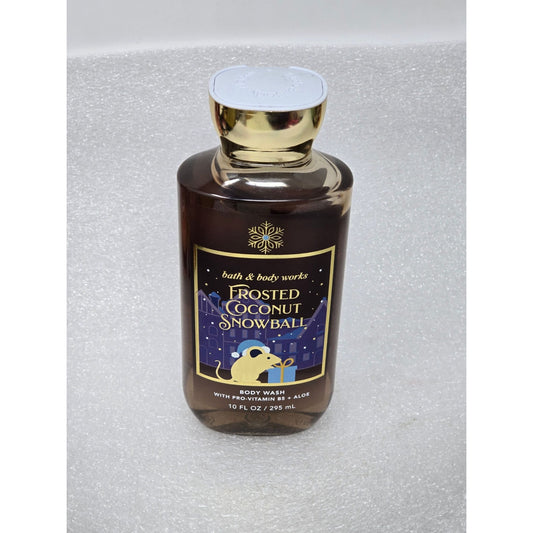Bath & Body Works Frosted Coconut Snowball Body Wash 10 Fl Oz Shower Gel